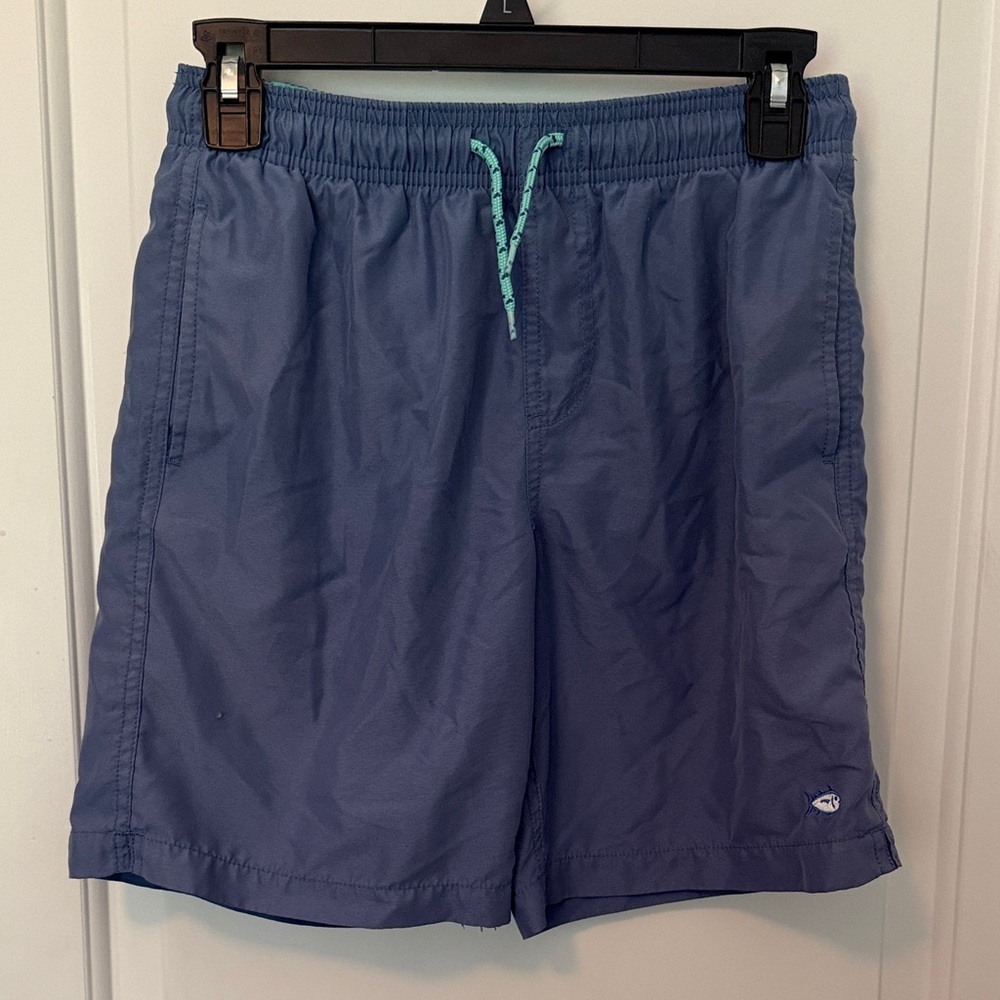 Southern Tide Skipjack Blue Swim Trunks Child’s L